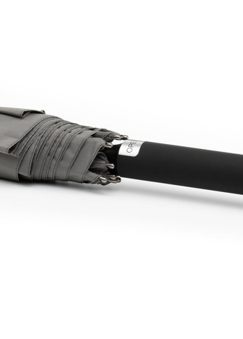 Серый зонт трость 10-ти спицевый с прорезиненной ручкой soft touch серый Krago (258994530)