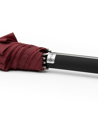 Парасолька тростина 10-ти спицева з прогумованою ручкою Soft Touch бордовий Krago (258994518)