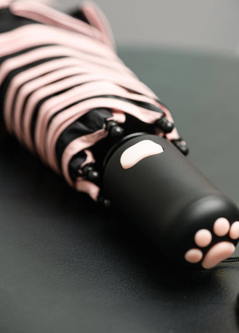 Чорна} парасолька мяу складна міні повний автомат чорний Krago (258994517)