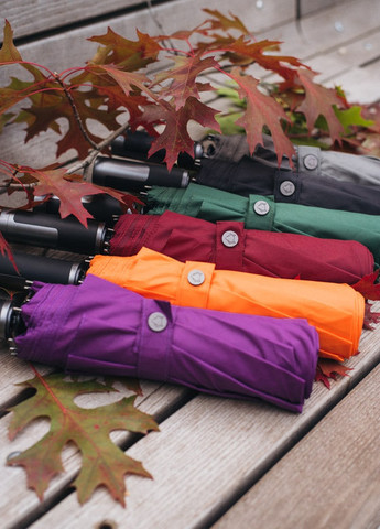 Зелена} парасолька ring складана 10-ти спицева, повний автомат 115см зелений Krago (258994535)