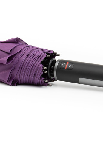 Фіолетова} парасолька ring складана 10-ти спицева, повний автомат 115см фіолетовий Krago (258994523)