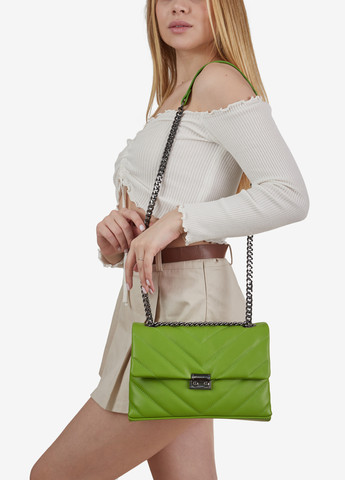 Сумка женская кожаная на цепочках кросс-боди средняя Сrossbody Nappa Regina Notte (259013836)