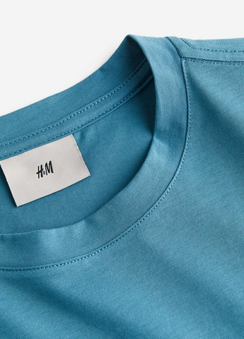 Бірюзова футболка H&M