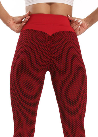 Легінси жіночі спортивні L 6090 червоні Fashion (259014932)