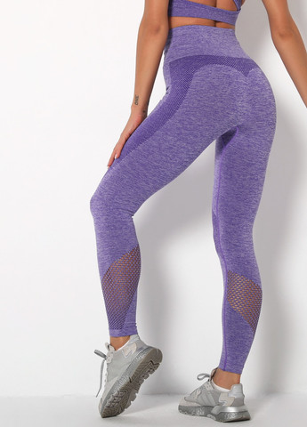 Легінси жіночі спортивні 9668 S фіолетові Fashion (259015311)