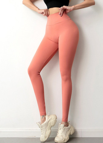 Легінси жіночі спортивні 10195 M оранжеві Fashion (259015006)