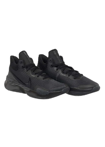 Чорні кросівки renew elevate iii демісезон Nike