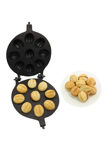 Форма для выпечки крупных орешков (9 половинок больших орехов) с антипригарным / тефлоновым покрытием ХЕАЗ (259017056)