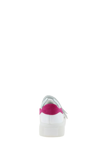 Цветные демисезонные кроссовки biz20-00133 белый-малиновый Bizoni