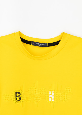 Желтая летняя футболка Bahamax