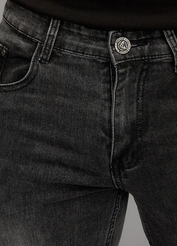 Темно-серые демисезонные мужские джинсы регуляр Atwolves