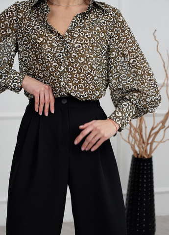 Оливкова (хакі) блуза Azuri
