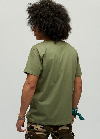 Хаки (оливковая) футболка мужская хаки зеленый "i`m not doing shit today" YAPPI