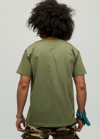 Хаки (оливковая) футболка мужская хаки зеленый "again - gain" YAPPI