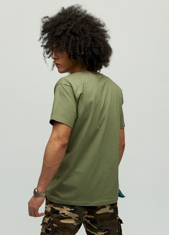Хаки (оливковая) футболка мужская хаки зеленый "ceo" YAPPI