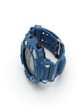 Универсальные водонепроницаемые наручные часы с компасом Giish KL Синий с Серым VTech (259036305)