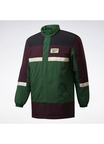 Зелена демісезонна чоловіча куртка classics winter escape ft9464 Reebok