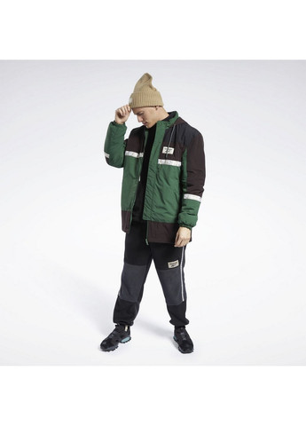 Зеленая демисезонная мужская куртка classics winter escape ft9464 Reebok