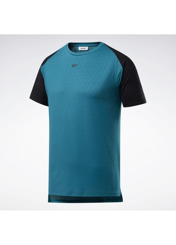 Голубая мужская спортивная футболка smartvent fk6346 Reebok