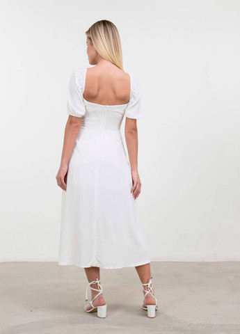 Белое повседневный платье romashka Ромашка однотонное