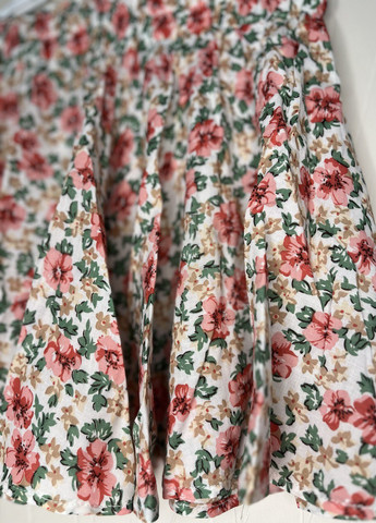 Розовая кэжуал однотонная юбка Deloras