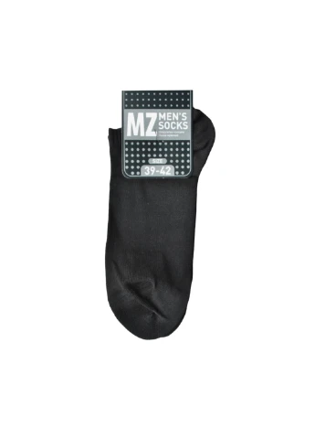 Чёрные ntf шкарпетки чол. (ультракороткі) ms1c/sl-cl, р.39-42, black. набір (3 шт.) MZ однотонные (259038703)