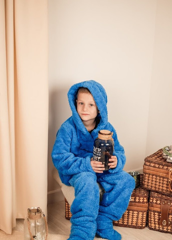 Блакитна всесезон дитяча піжама кофта + брюки V.O.G.