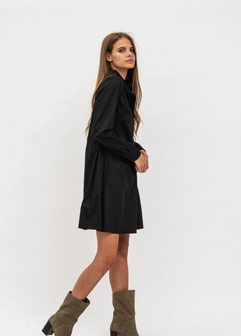 Черное деловое платье Lesia однотонное