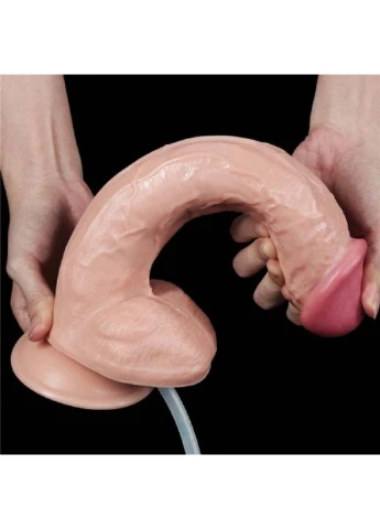 Телесный фаллоимитатор на присоске Squirt Extreme Dildo 11.0 Lovetoy (259110148)