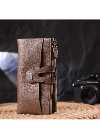 Кошелек кожаный женский 19х9,5х1,5 см Canpellini (259092584)