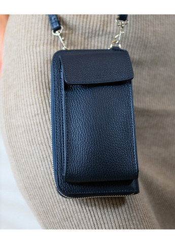 Женская кожаная сумка-кошелек через плечо 19,5х10,5х5 см LeathART (259093743)