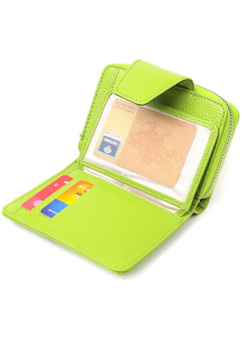 Кошелек кожаный женский 9,5х13,2х3 см Canpellini (259090557)