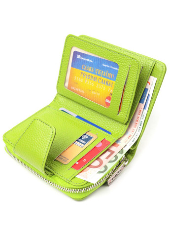 Кошелек кожаный женский 9,5х13,2х3 см Canpellini (259090557)