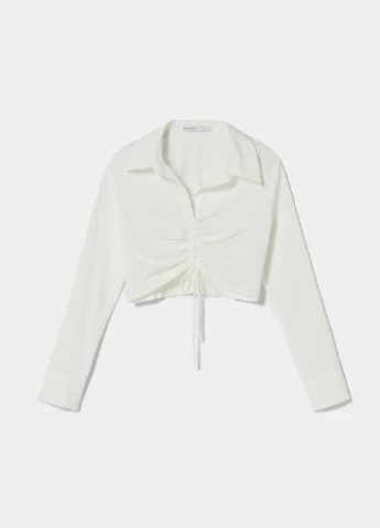 Белая рубашка Bershka