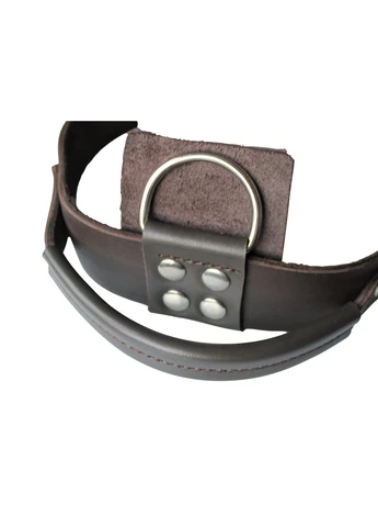 Шкіряний нашийник ручної роботи M(30-44 см) Lockdog (259092069)