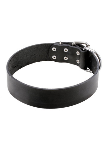 Классический ошейник из натуральной кожи XL(56-70 см) Lockdog (259090971)