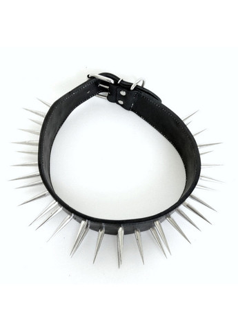 Захисний шкіряний нашийник ручної роботи XL(56-70 см) Lockdog (259092048)