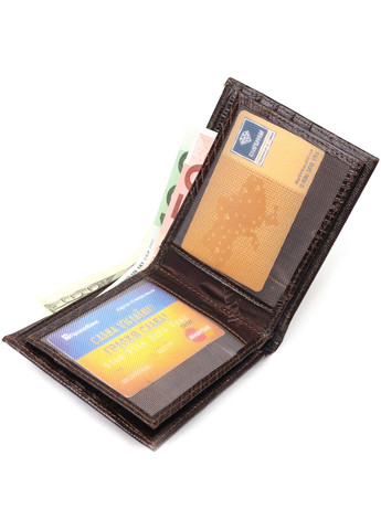 Кошелек кожаный мужской 11,5х9,8х1 см Canpellini (259090567)