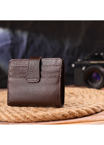 Кошелек кожаный мужской 10,6х9х1 см Canpellini (259092605)