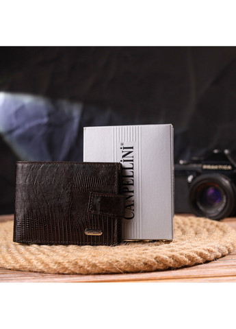 Гаманець шкіряний чоловічий 11х8, 3х1 см Canpellini (259093647)