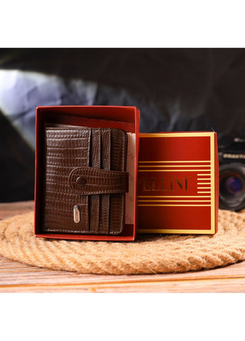 Кошелек кожаный мужской 10,6х9х1 см Canpellini (259092551)