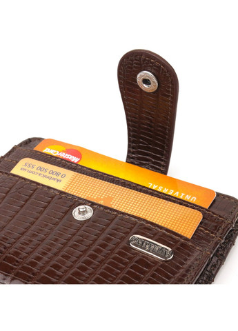 Кошелек кожаный мужской 10,6х9х1 см Canpellini (259092551)