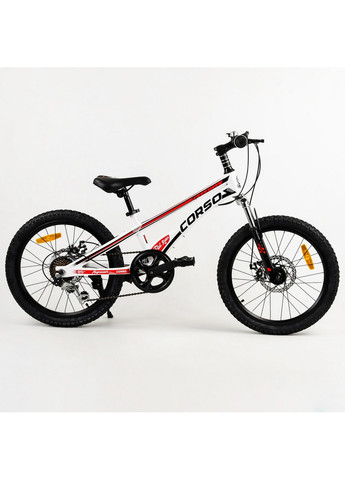 Дитячий спортивний велосипед 20'', "Speedline" магнієва рама, дискові гальма 20 дюймів Corso (259091084)