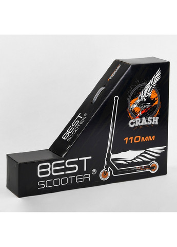 Самокат трюковий "CRASH" HIC-система, пеги, алюмінієвий диск та дека 71х13х93 см Best Scooter (259091248)