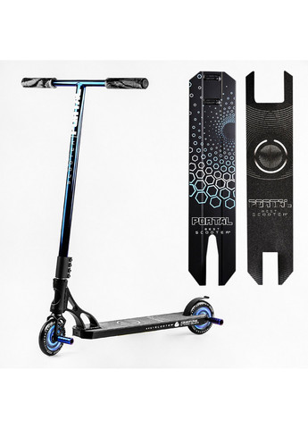 Самокат трюковий "Portal" HIC-система, пеги, алюмінієвий диск та дека, колеса PU 58х89 см Best Scooter (259091913)