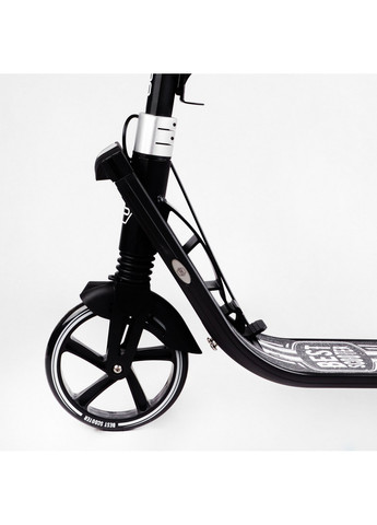 Двухколесный складной самокат, фонарик, 2 амортизатора 64х16х93-103 см Best Scooter (259092921)