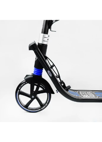 Двухколесный складной самокат, фонарик, 2 амортизатора 64х16х93-103 см Best Scooter (259092948)