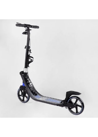 Двухколесный складной самокат, фонарик, 2 амортизатора 64х16х93-103 см Best Scooter (259092948)