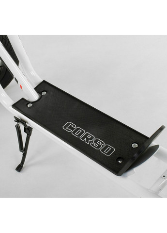 Самокат дитячий надувні колеса 12", ручне переднє гальмо 40х15х83-95 см Corso (259093817)