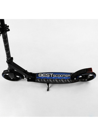 Двухколесный самокат складной, амортизатор, стоп сигнал 57х14х80-98,5 см Best Scooter (259092863)